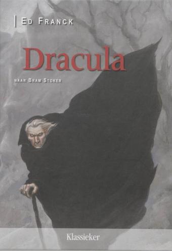 Cover van boek Dracula, naar Bram Stoker