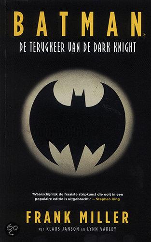 Cover van boek Batman. De terugkeer van de Dark Knight