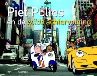 Cover van boek Piet Polies en de wilde achtervolging