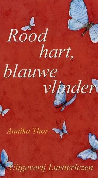 Cover van boek Rood hart, blauwe vlinder