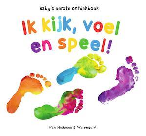 Cover van boek Baby's eerste ontdekboek. Ik kijk, voel en speel!