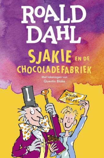 Cover van boek Sjakie en de chocoladefabriek