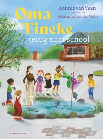 Cover van boek Oma Tineke terug naar school