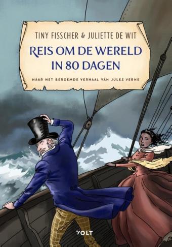 Cover van boek Reis om de wereld in 80 dagen 