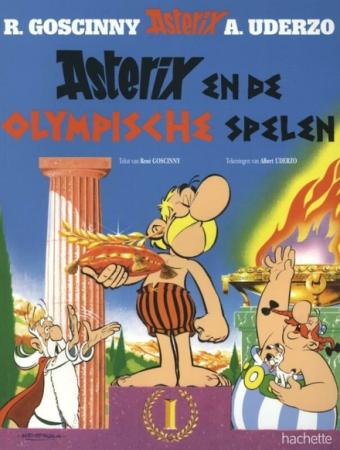 Cover van boek Asterix en de Olympische spelen