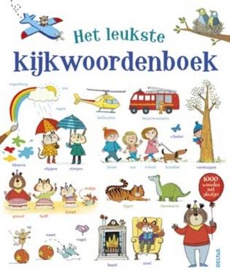 Cover van boek Het leukste kijkwoordenboek : 1000 woorden met plaatjes
