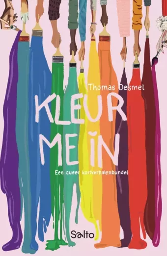 Cover van boek Kleur me in : een queer kortverhalenbundel