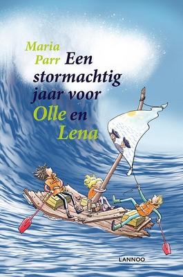 Cover van boek Een stormachtig jaar voor Olle en Lena