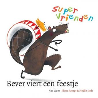 Cover van boek Bever viert een feestje