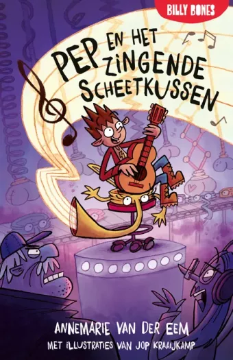 Cover van boek Pep en het zingende scheetkussen