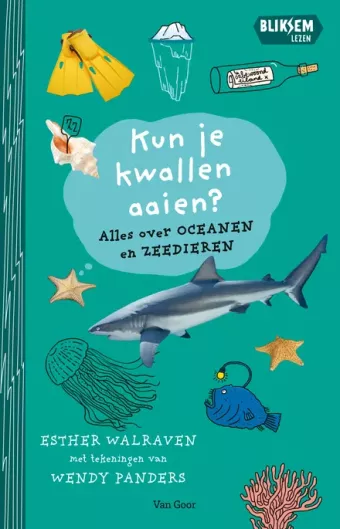 Cover van boek Kun je kwallen aaien? : alles over oceanen en zeedieren