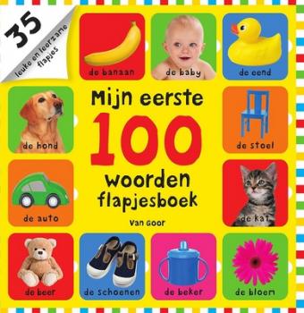 Cover van boek Mijn eerste 100 woorden flapjesboek