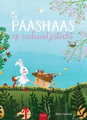 Cover van boek De paashaas op cadeautjestocht