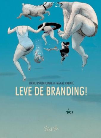 Cover van boek Leve de branding!: een verhaal met twee hoofden en twee handen, een linker en een rechter