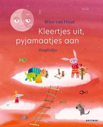 Cover van boek Kleertjes uit, pyjamaatjes aan : slaapliedjes