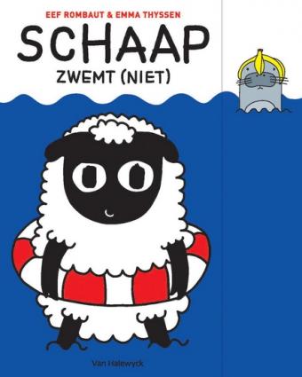 Cover van boek Schaap zwemt (niet)
