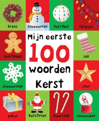 Cover van boek Mijn eerste 100 woorden - Kerst