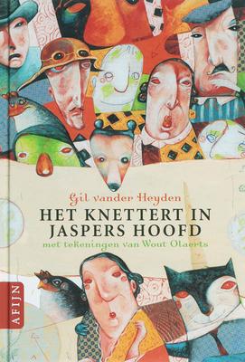 Cover van boek Het knettert in Jaspers hoofd