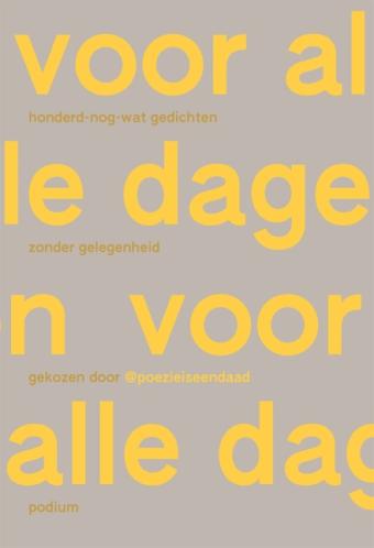 Cover van boek Voor alle dagen : honderd-nog-wat gedichten zonder gelegenheid 