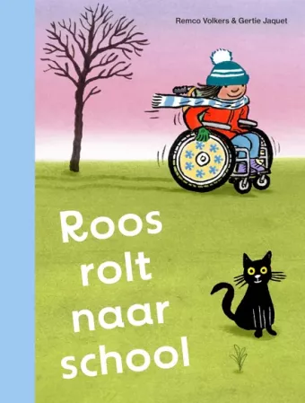 Cover van boek Roos rolt naar school