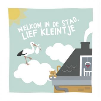 Cover van boek Welkom in de stad, lief kleintje