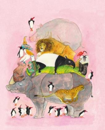 Cover van boek Springende pinguïns en lachende hyena's