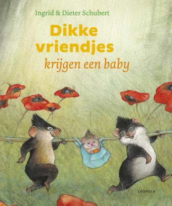 Cover van boek Dikke vriendjes krijgen een baby