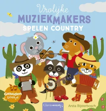 Cover van boek Vrolijke muziekmakers spelen country 