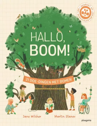 Cover van boek Hallo, boom! : 21 doe-dingen met bomen