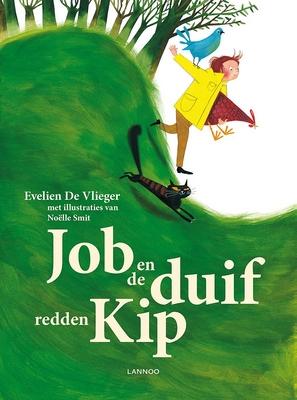 Cover van boek Job en de duif redden kip