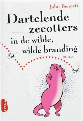 Cover van boek Dartelende zeeotters in de wilde, wilde branding