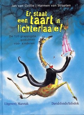 Cover van boek Er staat een taart in lichterlaaie