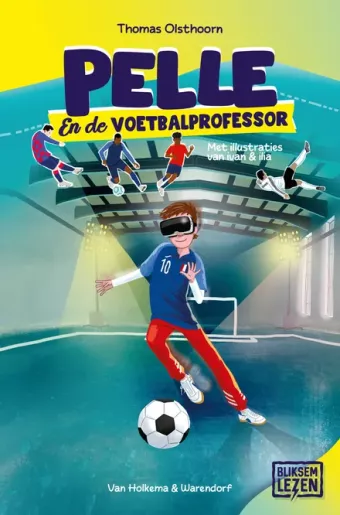 Cover van boek Pelle en de voetbalprofessor