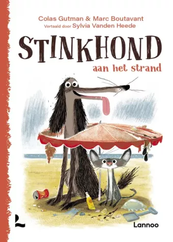 Cover van boek Stinkhond aan het strand