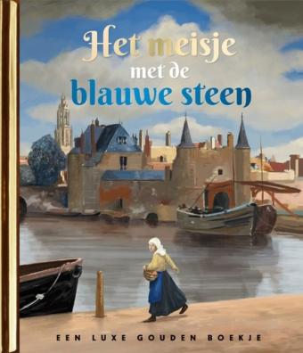 Cover van boek Het meisje met de blauwe steen