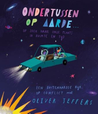 Cover van boek Ondertussen op aarde... : op zoek naar onze plaats in ruimte en tijd