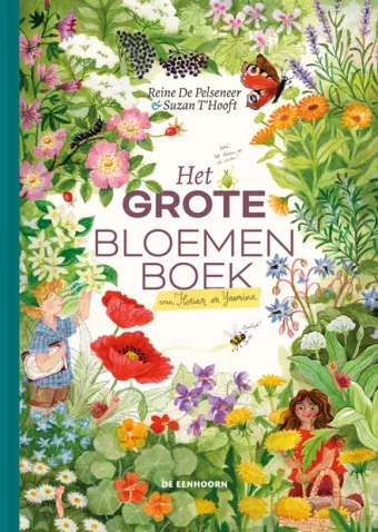 Cover van boek Het grote bloemenboek van Florian en Yasmina