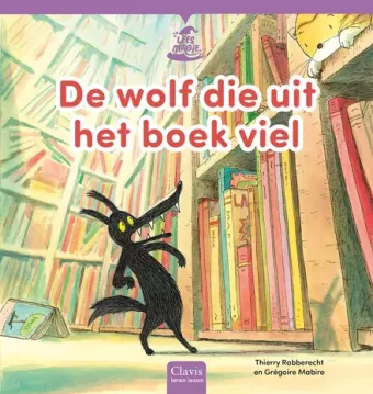 Cover van boek De wolf die uit het boek viel