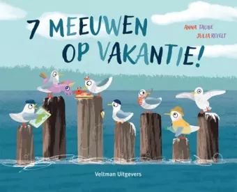 Cover van boek 7 meeuwen op vakantie!